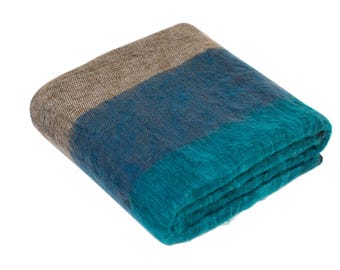 Blanket, Yak Wool, Soft and Warm, The Finest Wool, Hand-Loomed, Beautiful Colors, 97”x46”