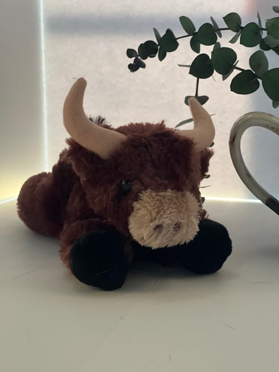 Highland Cow Plush Toy - Grandfather Scottish