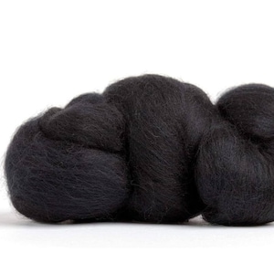 Roving Yak, 100% Yak, Black, Luxury Fiber, Hand-Combed From Our Yaks, Ready to Spin, Soft as Caahmere, Warmer than Wool, Hypoallergenic!