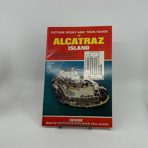 Vintage Picture Story Book 1974 Alcatraz Island