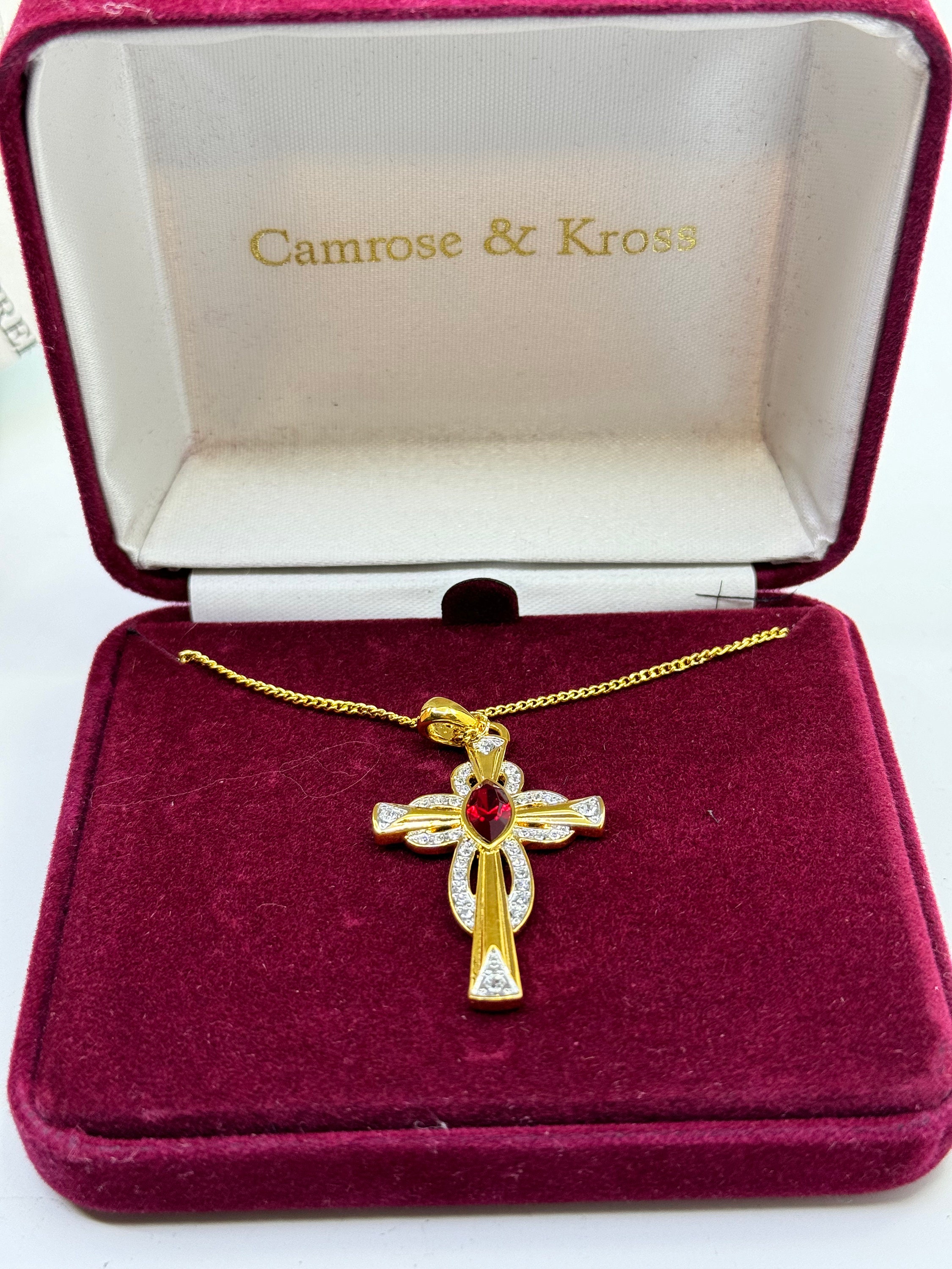 Vintage Jacqueline Kennedy Camrose Kross Celtic Cross