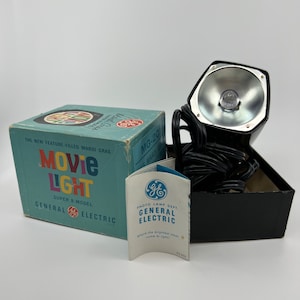 Vintage GE Mardi Gras Super 8 Modell Filmleuchte