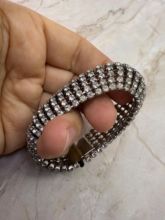 Bracelet Fantaisie Alliage Argenté - Fermoir Bouée, Longueur 20 Cm, Occasion