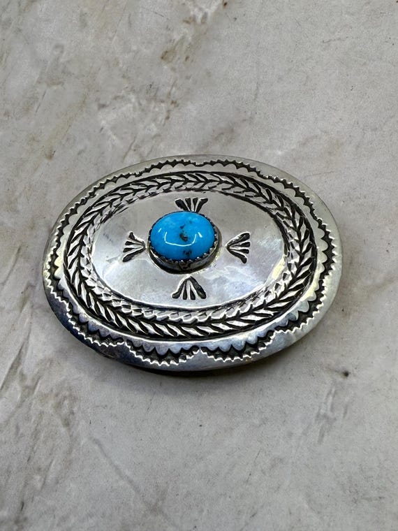 ヴィンテージ ナバホ ハンドメイド スターリングシルバー ベルト