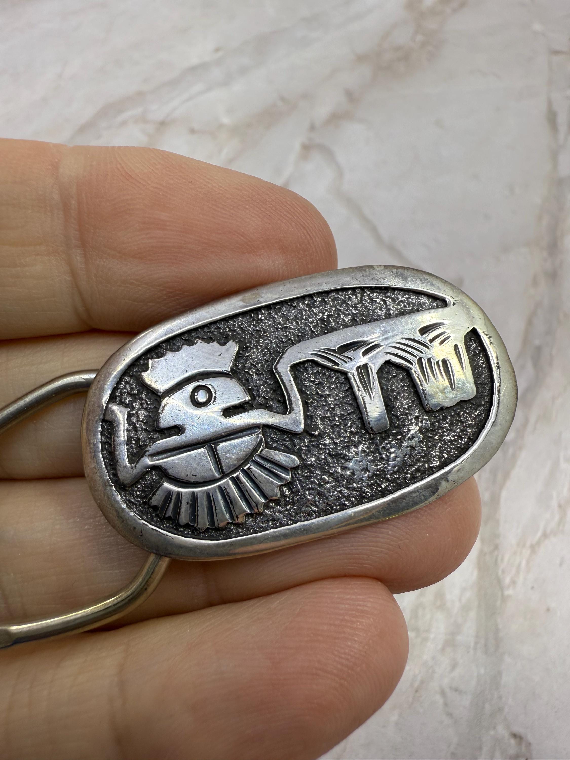 ●ナバホ族・シルバーキーホルダー●キーリング・Key chain●925 スターリングシルバーキーホルダー ネイティブアメリカン ナバホ