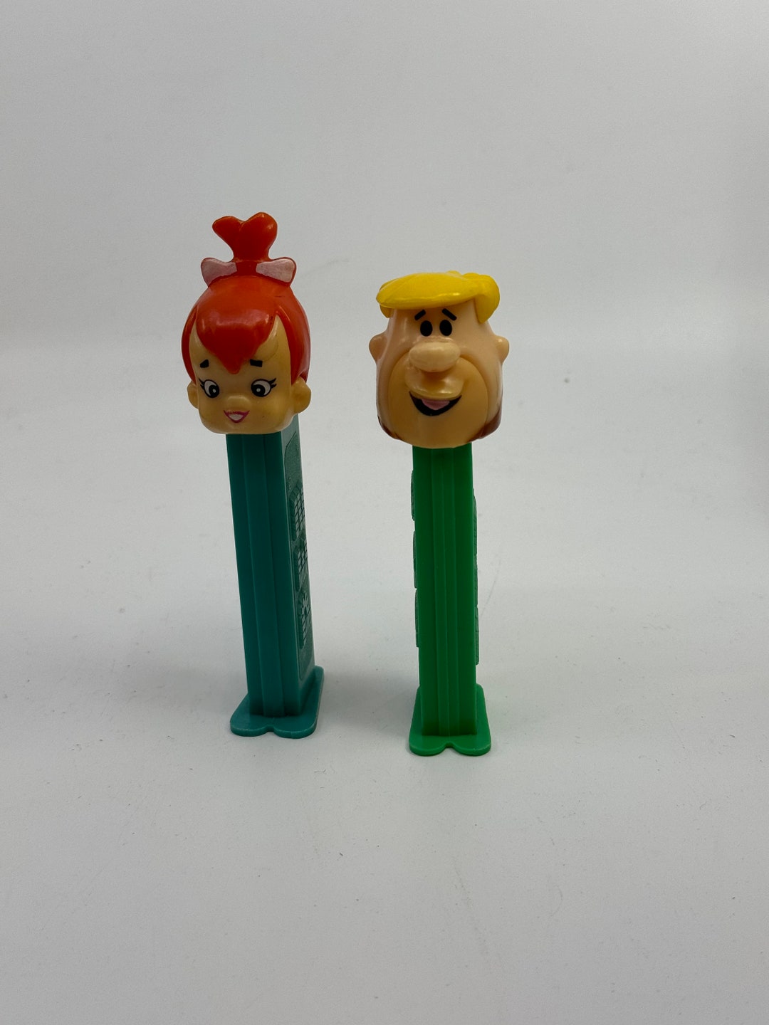 Pebbles and Barney Pez Dispenser Vintage With Feet Etsy