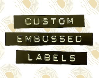 White Matte Embossed Stickers, Embossed Raised Sticker/label, Embossing  Seal Stickers, Foil/metallic Seal, Business/wedding/gift Stickers 