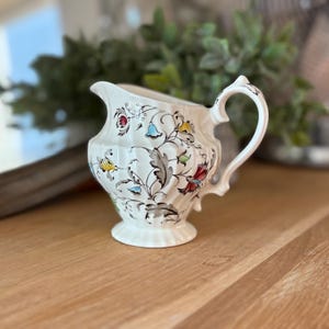 Vintage Myott Vanity Fair Milk Pitcher | Classic English Pottery | Excellent Condition