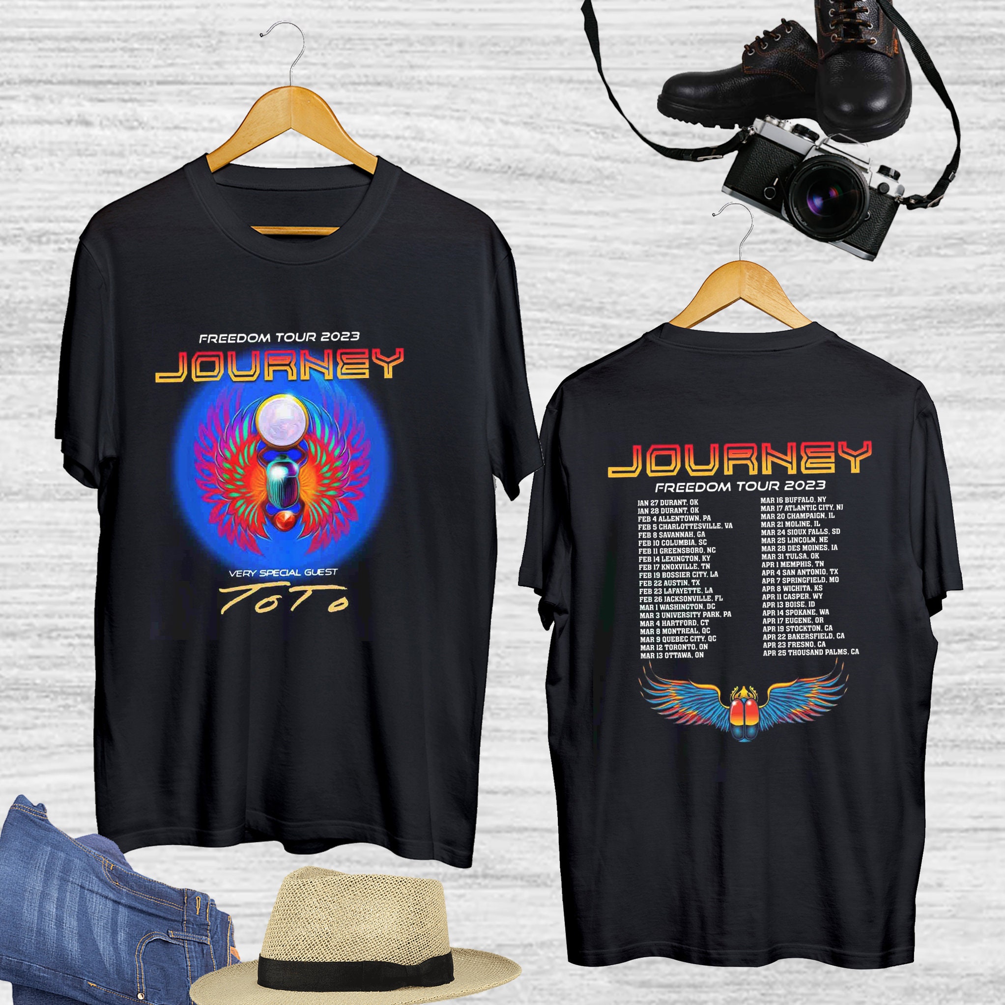 Discover Journey Freedom Tour 2023 Tour T-shirt