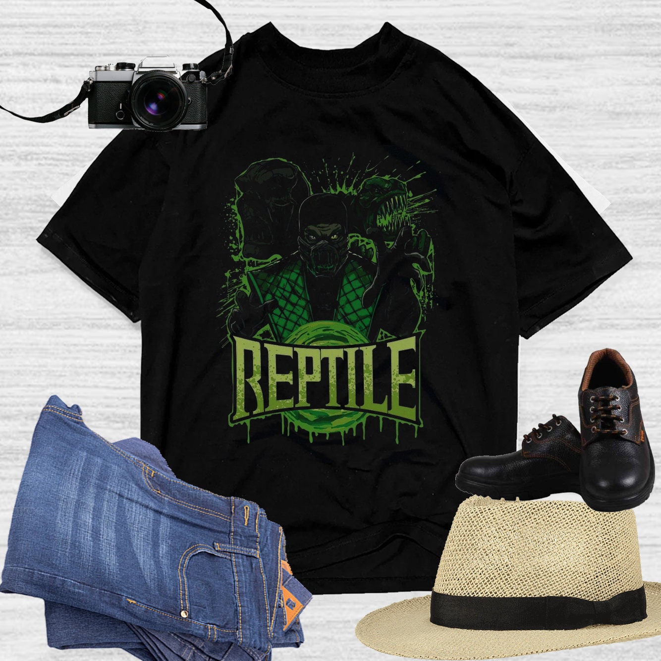 REPTILE Mortal Kombat Video Game T-shirt Funny Reptile Shirt - Etsy REPTILE Mortal Kombat Video Game T-shirt Funny Reptile Shirt - Etsy