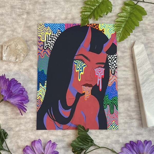 Demon Girl - Art Print