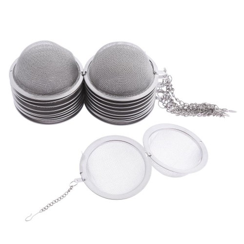 10 Pack Wholesale Tea Ball Infuser Stainless Steel Ball Mesh Etsy