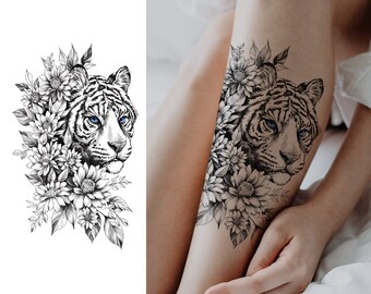 Tiger Eyes Tattoo - Etsy Tiger Eyes Tattoo - Etsy