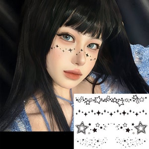3D STAR Face Sticker Gold and Silver Jewelry Rhinestones Festival Makeup  Coach EDC 