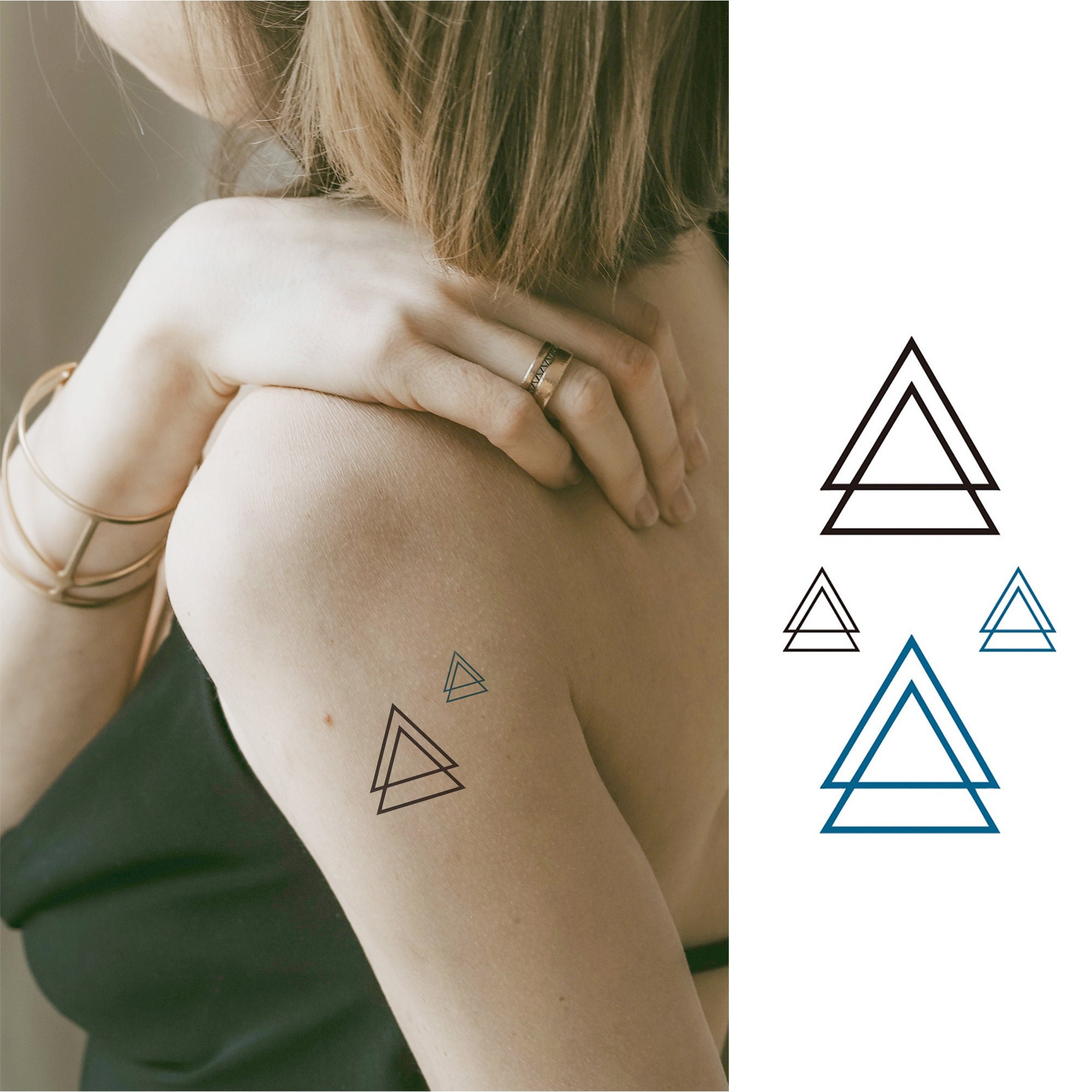 4 elements tattoo triangle