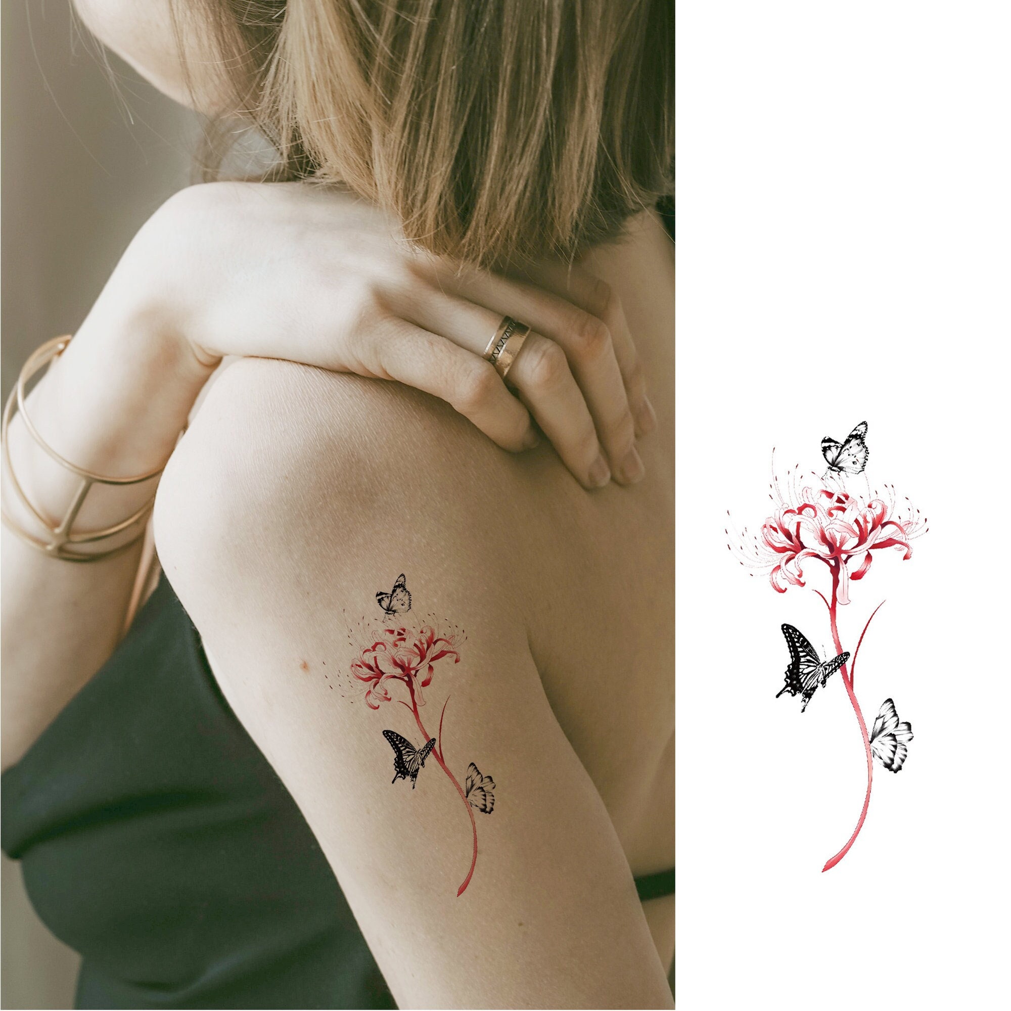 Lily Tattoo - Etsy Singapore Lily Tattoo - Etsy Singapore