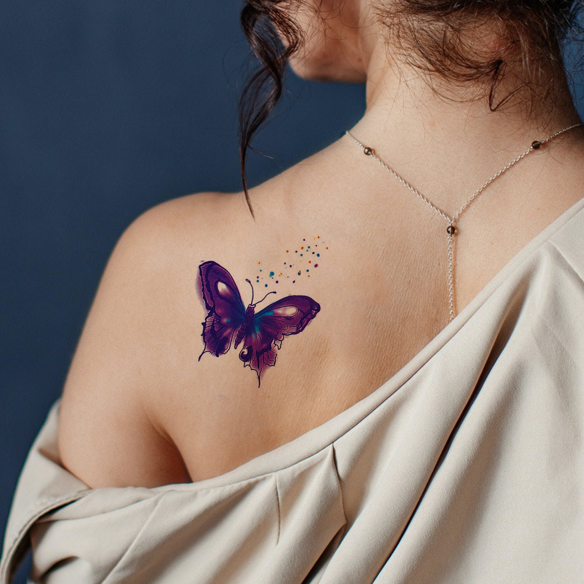 Colorful Butterfly Tattoos