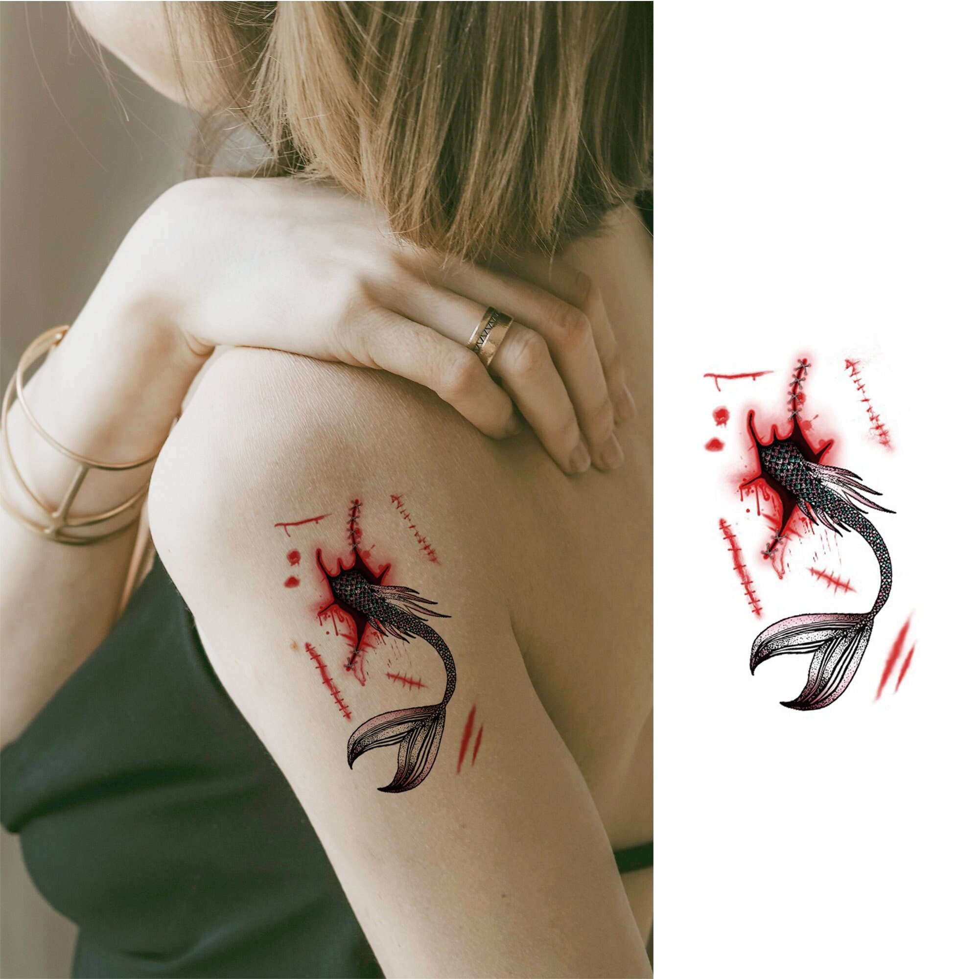 Buy Blood Tattoo Online In India - Etsy India