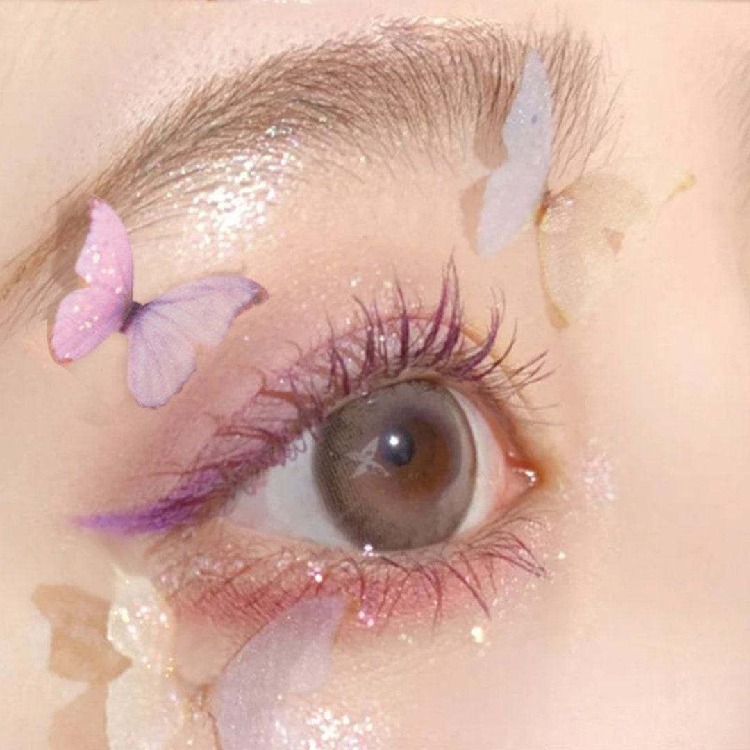 Butterfly Face Jewels Face Makeup Decoration Self Adhesive Etsy