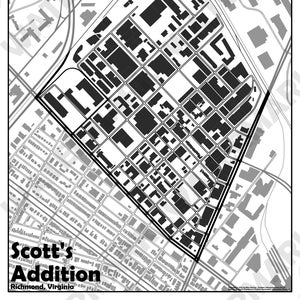 Scott&#39;s Addition, Richmond, Virginia Poster