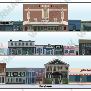 Carytown, Richmond, Virginia, Streetview Poster