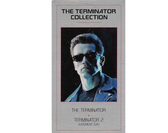 The Terminator Collection VHS 2-Tape Set Box Set Schwarzenegger