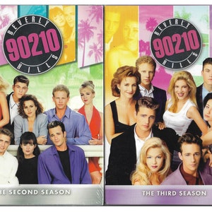 Beverly Hills 90210 The Complete Second Season (DvD, 2007 CBS, 8-Disc Set) NEW And Beverly Hills, 90210 The Third Season DVD New