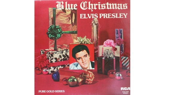 Blue Christmas Elvis Presley Pure Gold Series - Etsy