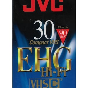 JVC EHG (Extra High-Grade Compact) 30 VHS C 4 Pack