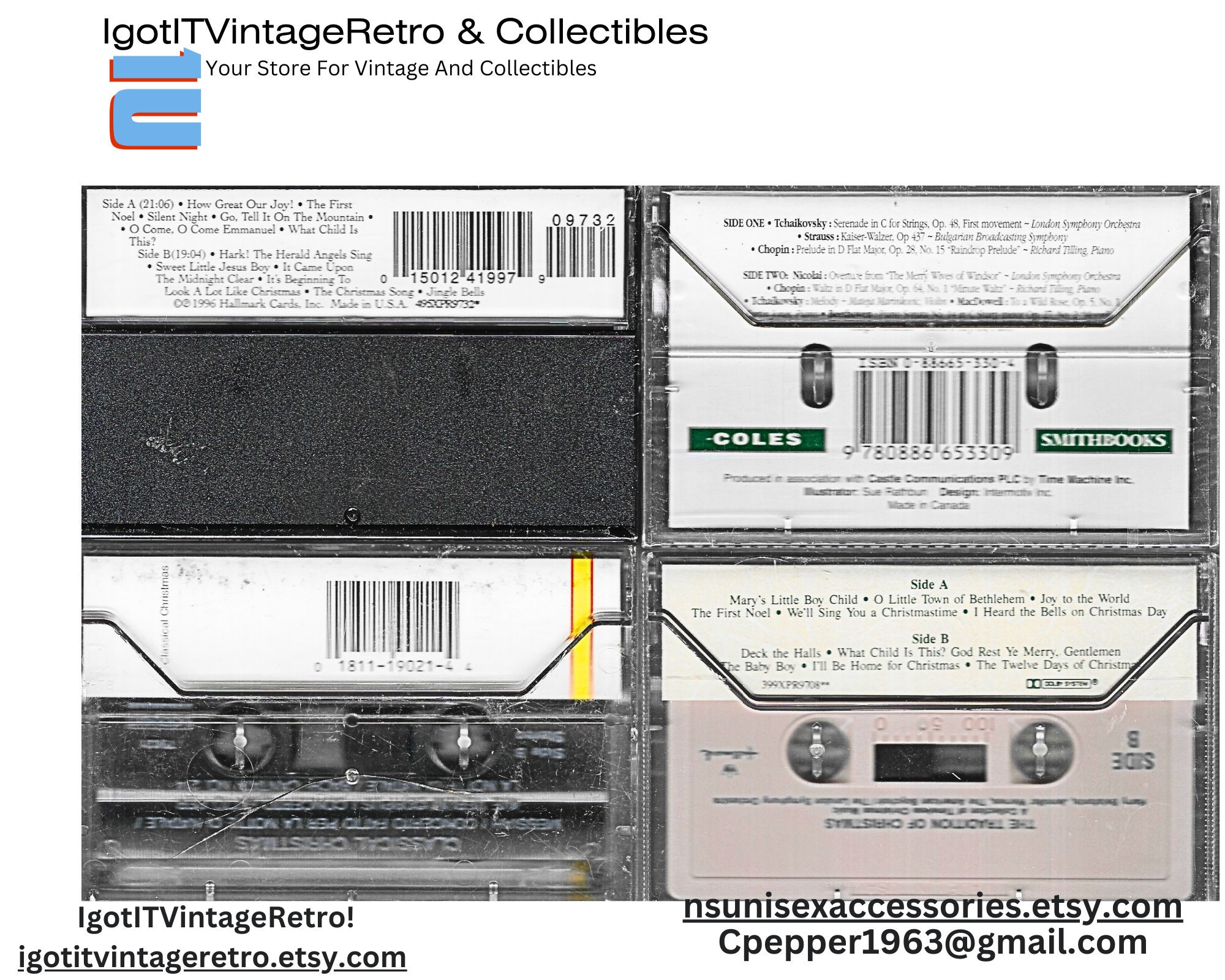 Sandi Patty & Peabo Bryson, It's Christmas Cassette, the Christmas