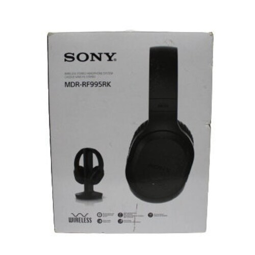 Wireless shops Headphones Sony Over-Ear Black MDR-RF995RK