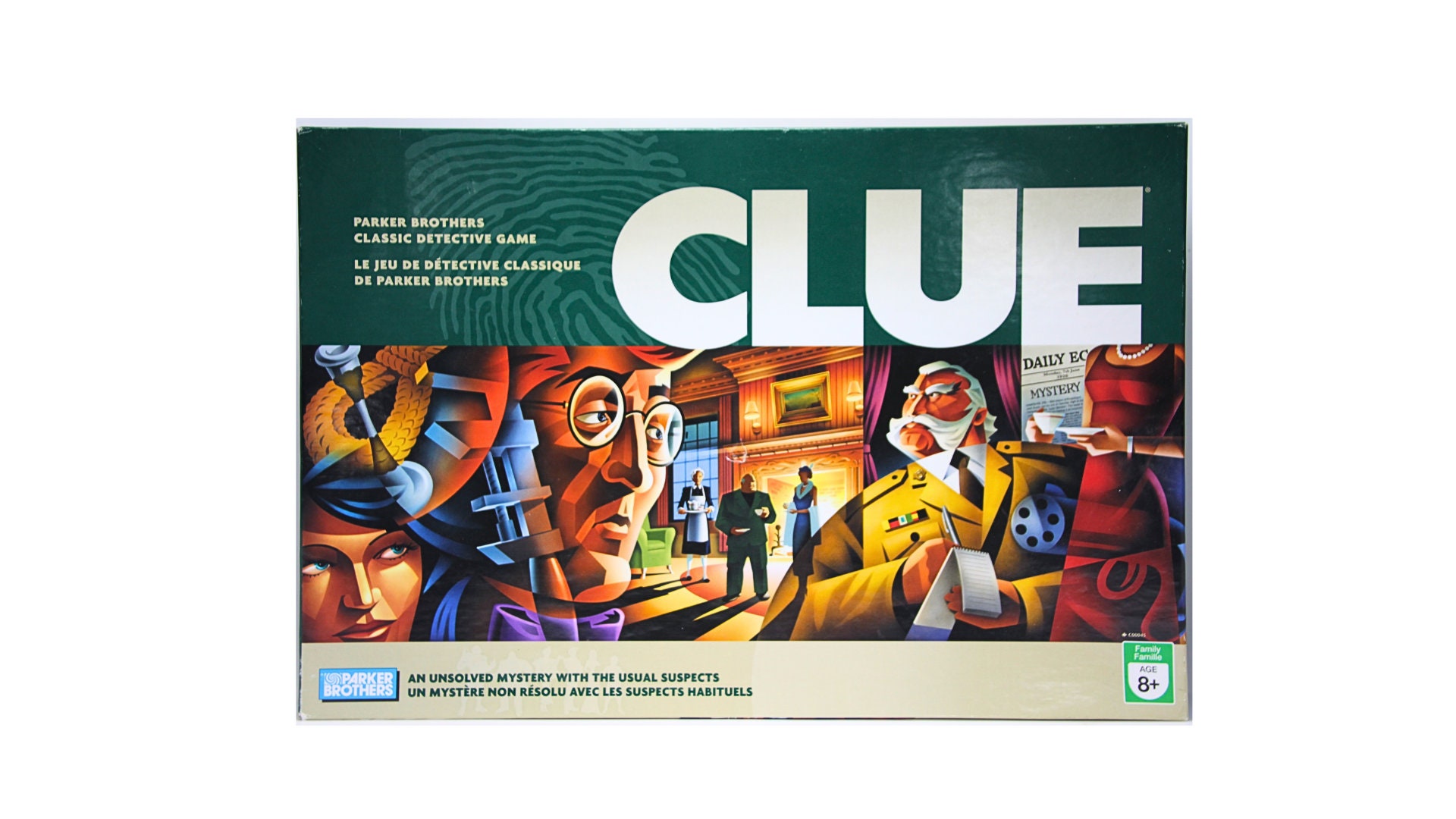 Jeu Cluedo Classique Detective Board Jeu, Multicolor