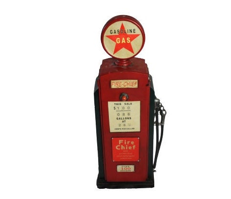 Gas store pumps vintage