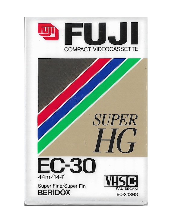 FUJI Zx Super HG EC-30 Vhs Pro Compact - Etsy Israel