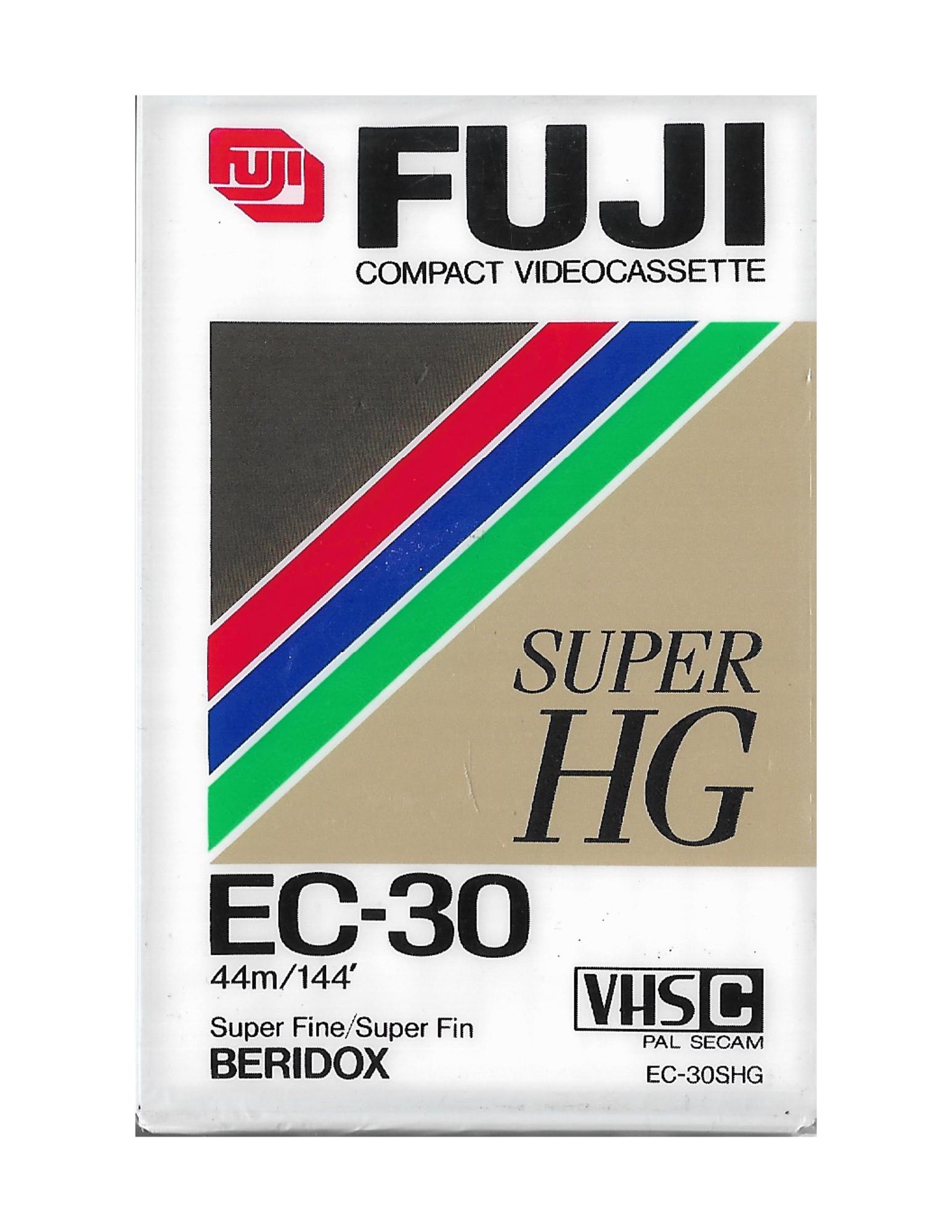 FUJI Zx Super HG EC-30 Vhs Pro Compact - Etsy