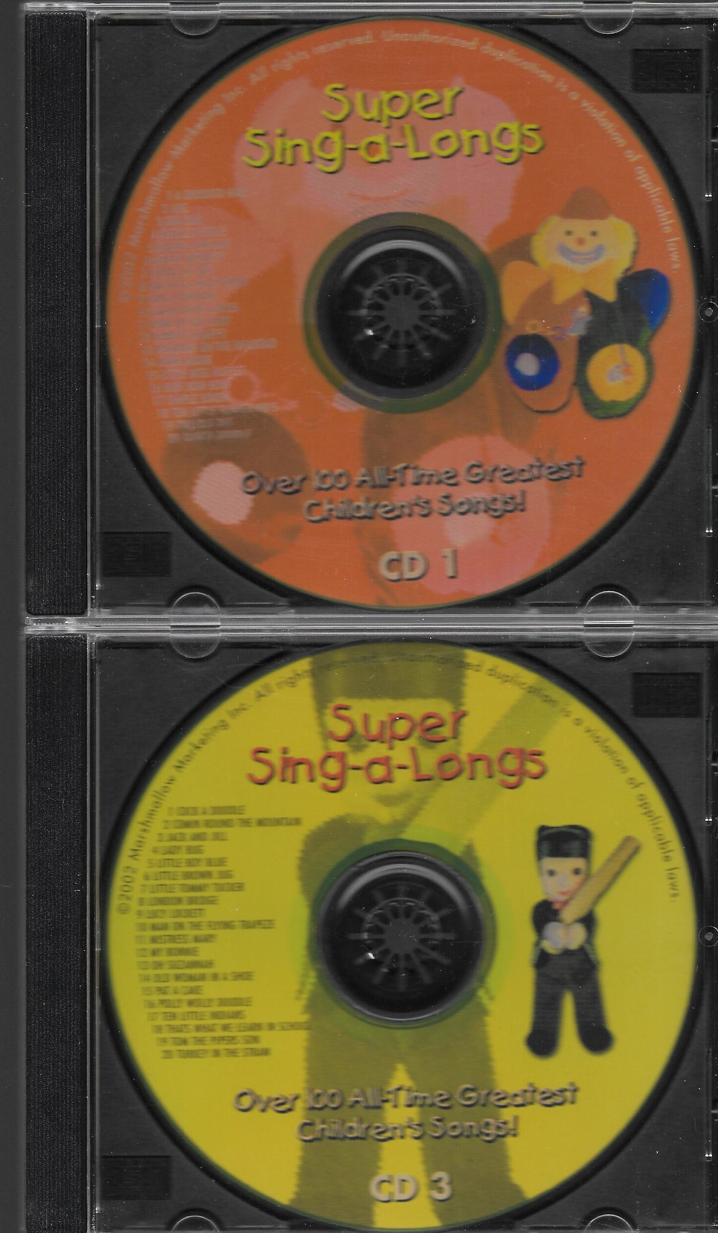 Super Sing-a-long Chidrens 5 Disc Set by Readon Publications