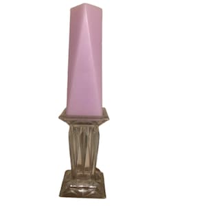 Extra  Large Candle and Holder with Base