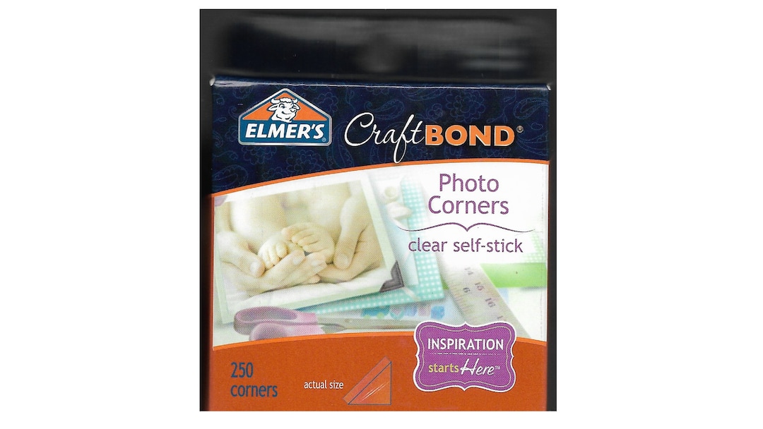 Elmer's Craftbond Photo Corners Selfstick 250 Corners Etsy