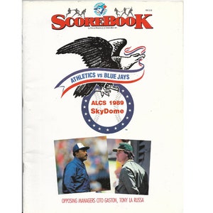 Blue Jays 1989 Sky Dome , SCOREBOOK The Official Magazine