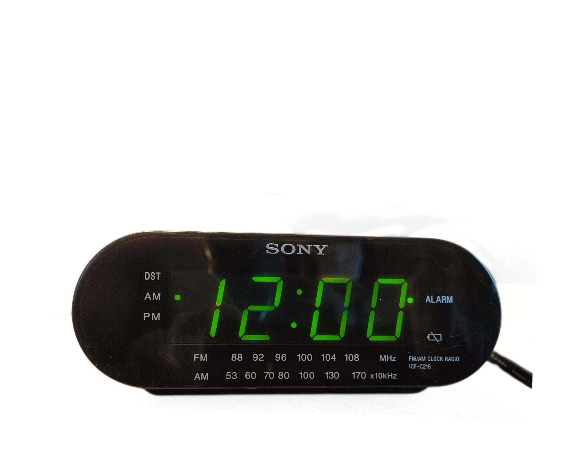 Sony ICFC218 AM/FM Alarm Clock Radio Green Digital Display Etsy