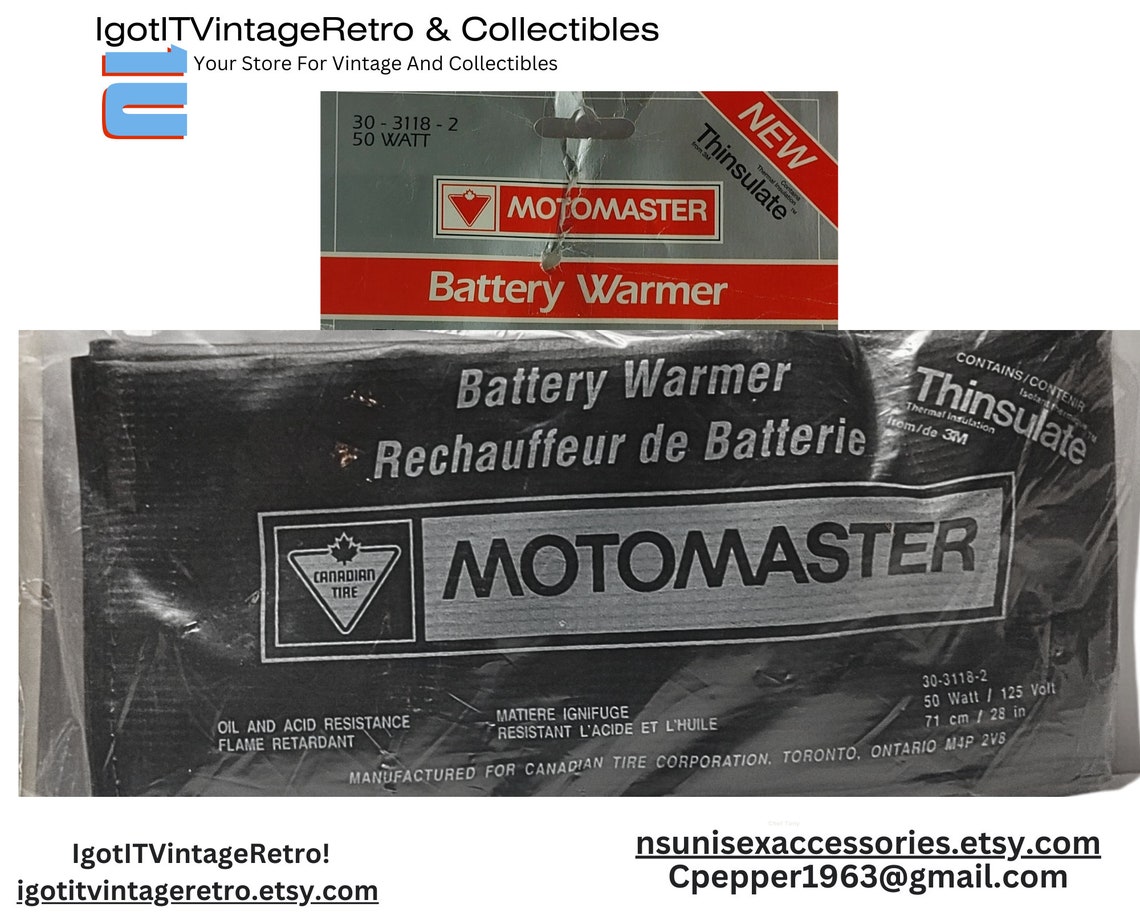 Temro Zerostart 3031182 Battery Warmer/blanket, 50 Watt Etsy