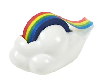 Plastic Cloud Tape Dispenser Tape Cutting Tape Cutter Rainbow Tape Holder Home