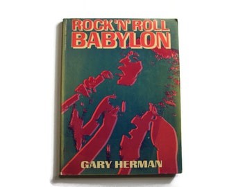 Vintage music book: Rock 'n' Roll Babylon Gary Herman, Perigree Books 1982, Putnam Publishing