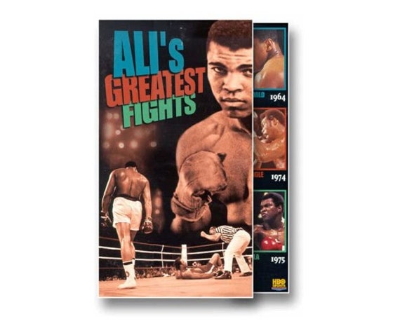 VHS Set - Muhammad Ali - GREATEST FIGHTS - Etsy