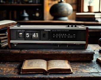 Eversonic Solid State FM-AM Clock Radio Model LL 328171