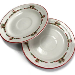 Christmas Tienshan Stonewear Plate