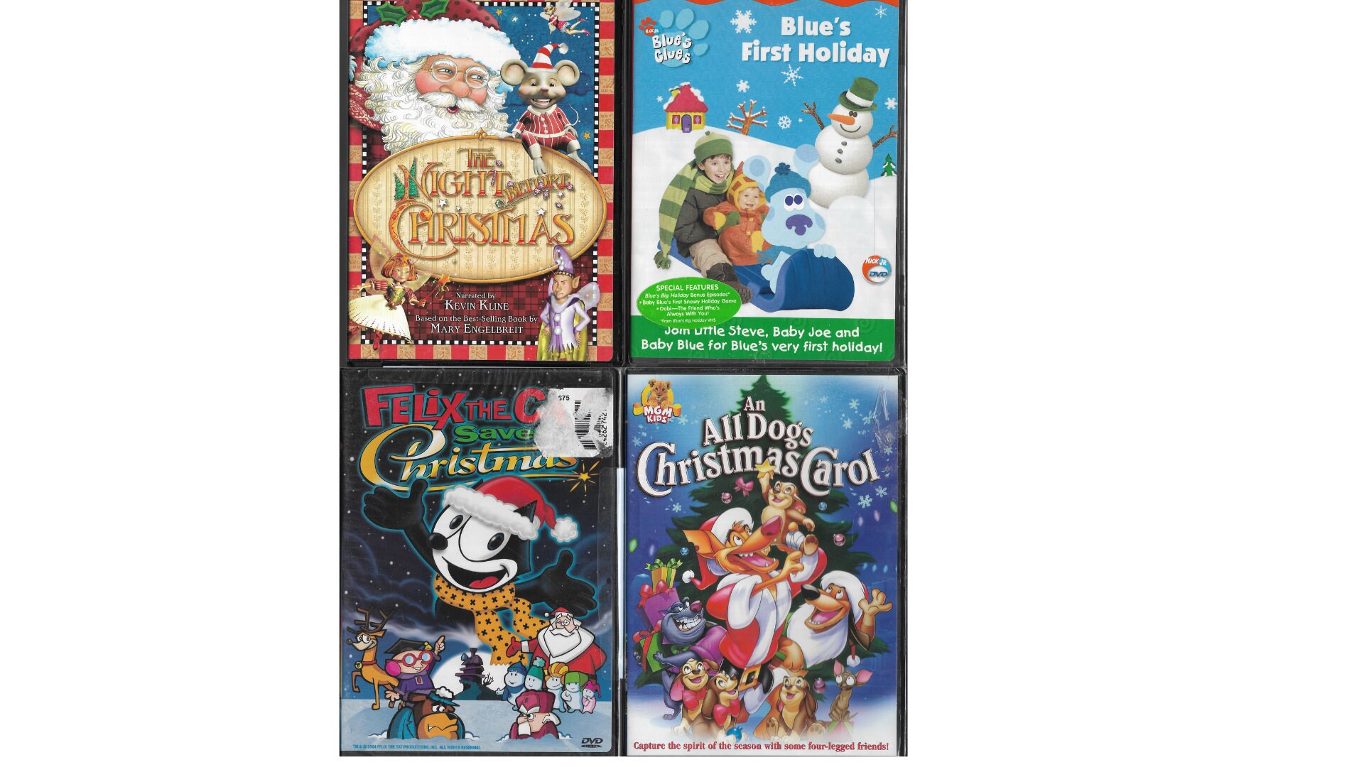Christmas DVD an All Dogs Christmas, Felix the Cat Save Christmas DVD an All Dogs Christmas, Felix the Cat Save