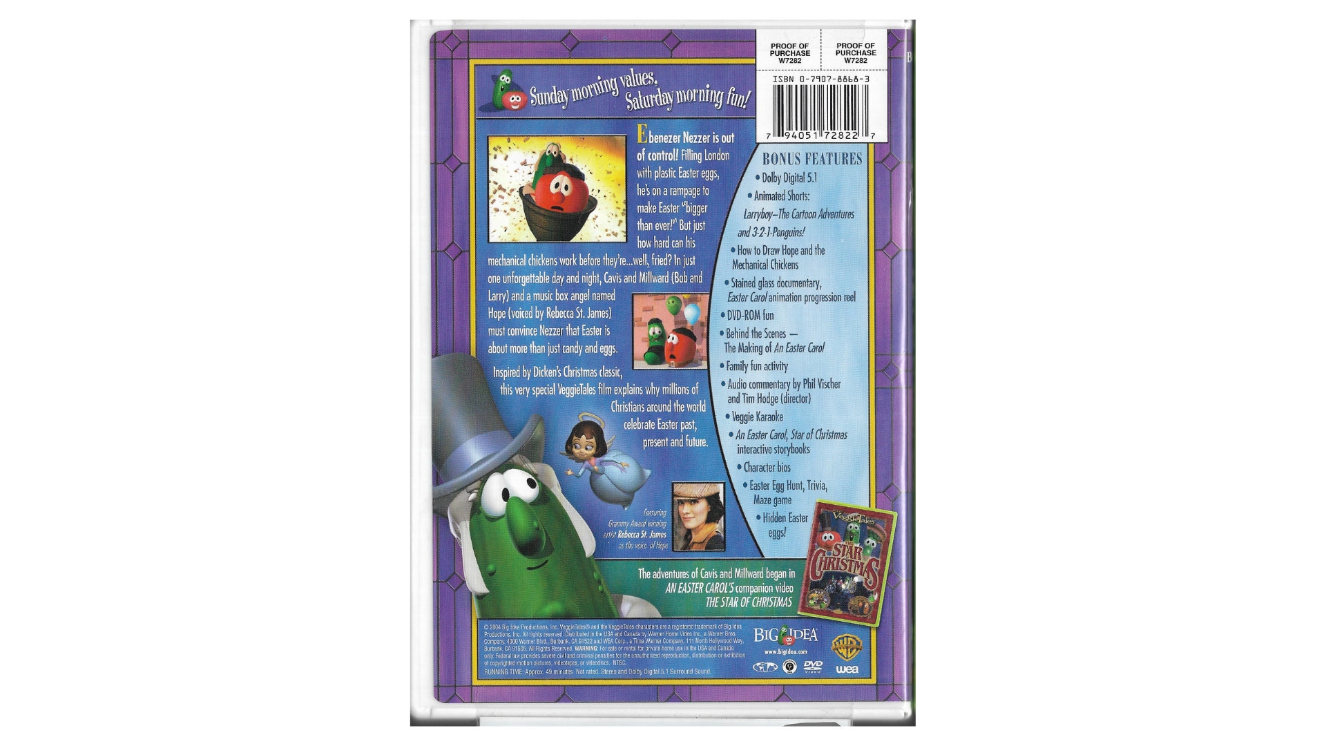 Big Idea Preset Veggie Tales Little Joe Dvd , Easter Carol