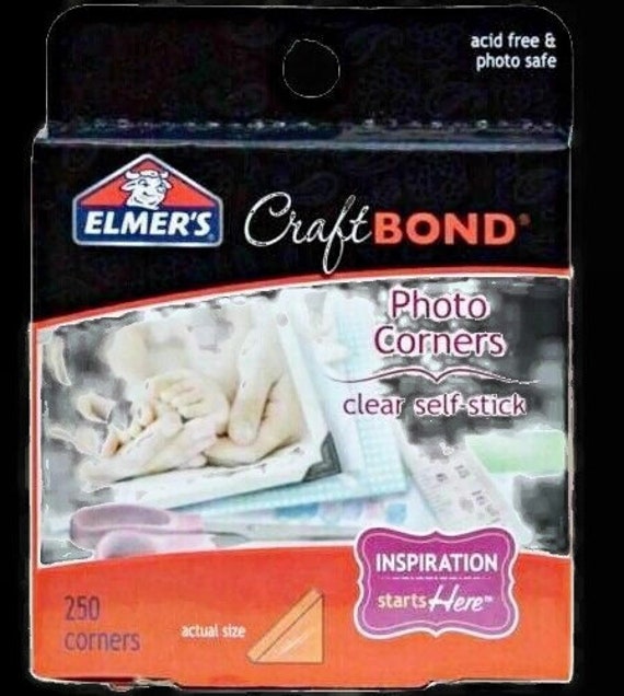 Elmer's Craftbond Photo Corners Selfstick 250 Corners Etsy