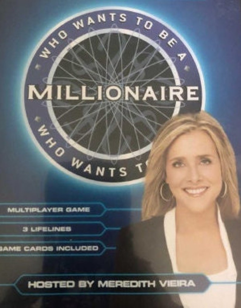 DVD Gamewho Wants to Be A Millionaire Etsy